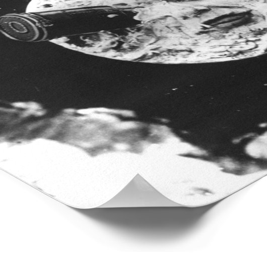 Een reis naar de maan poster (Hoek)