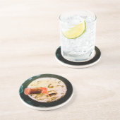 Een reis naar de maan zandsteen onderzetter (Zijkant)