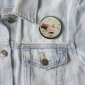 Een reis naar de 'Moon Georges Melies Classic' Ronde Button 5,7 Cm (In situ)