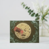 een reis naar het Briefkaart Moon Silent Movie (Staand voorkant)