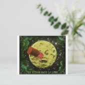 Een reis naar het maan briefkaart (Staand voorkant)