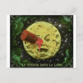 Een reis naar het maan briefkaart (Voorkant)