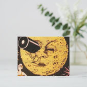 Een reis naar het Poster Moon Movie Briefkaart (Staand voorkant)