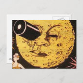 Een reis naar het Poster Moon Movie Briefkaart (Voorkant / Achterkant)