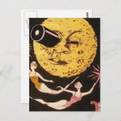 Een reis naar het Poster Moon Movie Briefkaart (Voorkant / Achterkant)