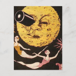 Een reis naar het Poster Moon Movie Briefkaart