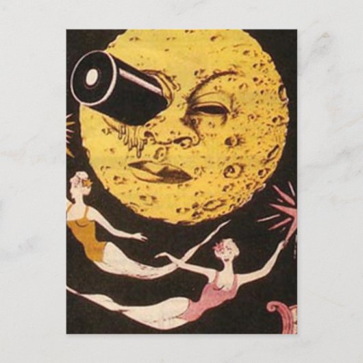 Een reis naar het Poster Moon Movie Briefkaart (Voorkant)