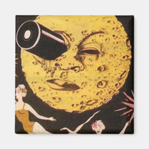 Een reis naar het Poster Moon Movie Magneet