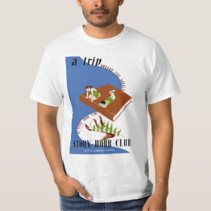 Een reis rond de wereld tijdens voorleesuurtjes t-shirt