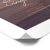 Een reis van 1000 km Lao Tzu Poster (Hoek)