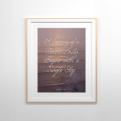Een reis van 1000 km Lao Tzu Poster