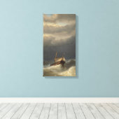 Een reis van doel en prestatie canvas afdruk (Insitu (Houten vloer))