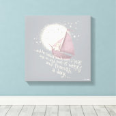 Een reis van een jaar met Max Canvas Afdruk (Insitu (Houten vloer))