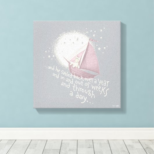 Een reis van een jaar met Max Canvas Afdruk (Insitu (Houten vloer))