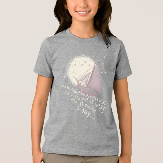 Een reis van een jaar met Max Tri-Blend Shirt (Voorkant)