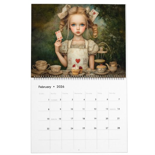 Een reis van Whimsey 2026 Muurkalender Kalender (Feb 2026)