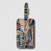 Een reis voor Smaak Bagagelabel (Voorkant (verticaal))
