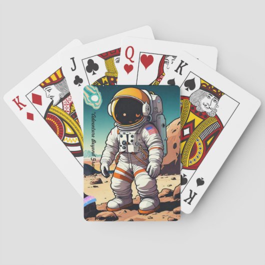 "Een reis voorbij" Pokerkaarten (Achterkant)