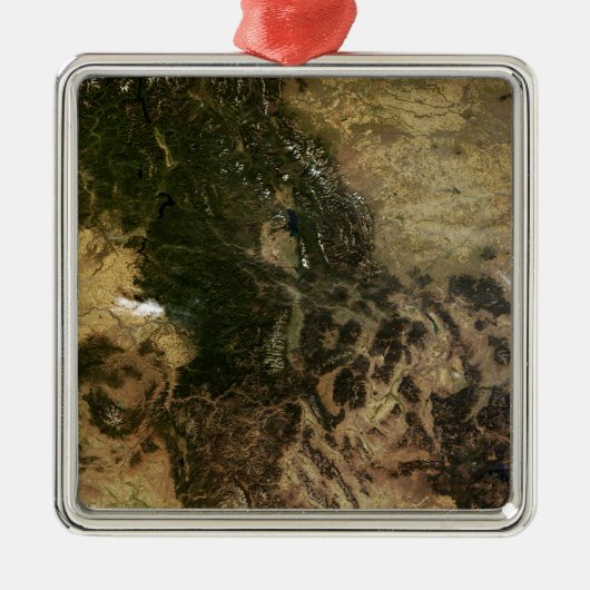 Een relatief duidelijke dag metalen ornament (Voorkant)