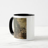 Een relatief duidelijke dag mok (Voorkant links)