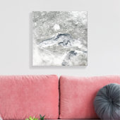 Een relatief zeldzame ijsdeken canvas afdruk (Insitu (Woonkamer))
