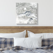 Een relatief zeldzame ijsdeken canvas afdruk (Insitu (Slaapkamer))