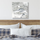 Een relatief zeldzame ijsdeken canvas afdruk (Insitu (Slaapkamer))