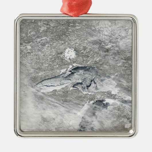 Een relatief zeldzame ijsdeken metalen ornament (Voorkant)