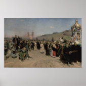 Een religieuze aanbesteding in de provincie poster (Voorkant)