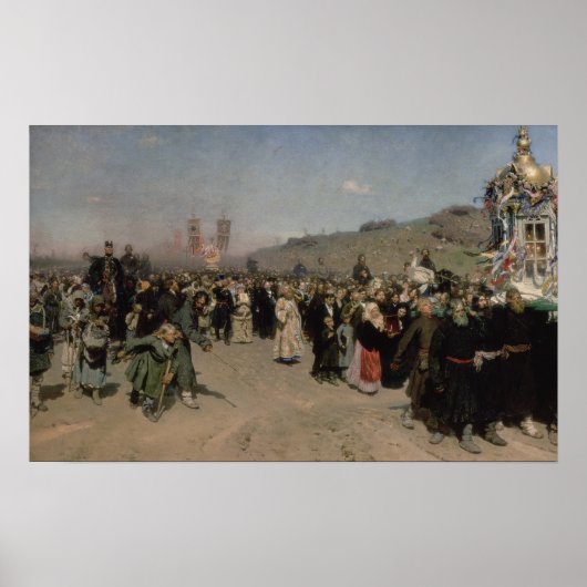 Een religieuze aanbesteding in de provincie poster (Voorkant)