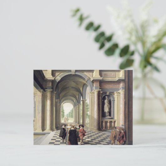 Een renaissance Hall Briefkaart (Staand voorkant)