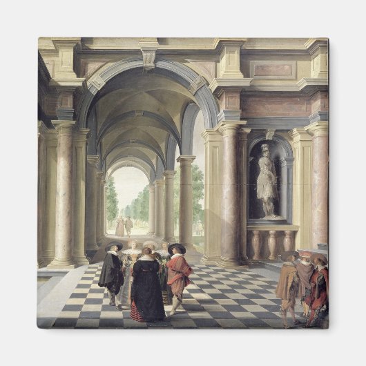 Een renaissance Hall Magneet (Voorkant)