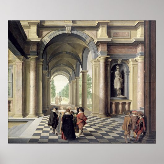 Een renaissance Hall Poster (Voorkant)