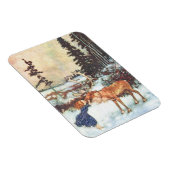 Een rendier zoenen magneet (Rechterzijde)