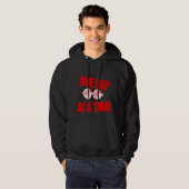 Eén rep per keer gym HOODIE (Voorkant volledig)