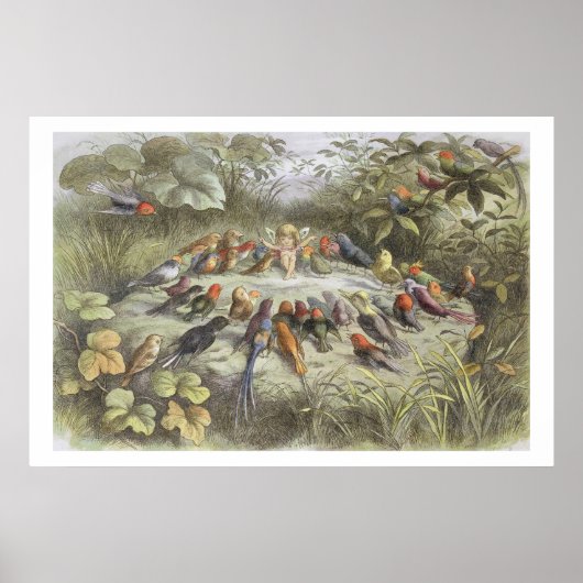 Een repetitie in Fairy Land, illustratie van 'In F Poster (Voorkant)