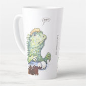Een reptielendisfunctie latte mok (Linkerhoek)