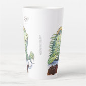 Een reptielendisfunctie latte mok (Voorkant)