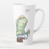 Een reptielendisfunctie latte mok (Rechts)