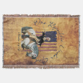 Een Republiek onder God Washington Nummers14 Gooi Deken (Voorkant)