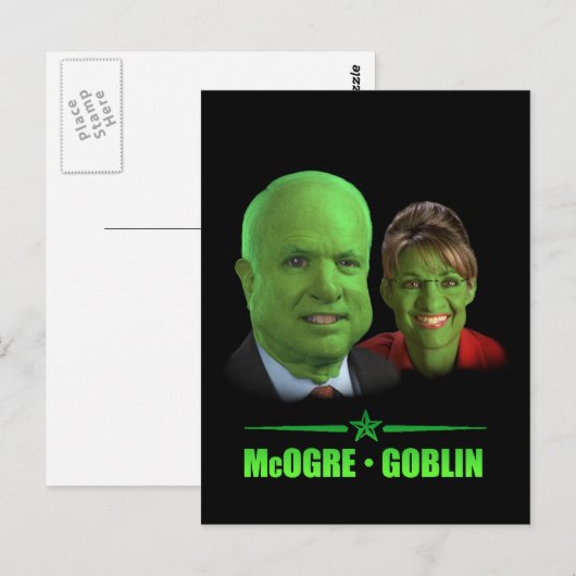 Een republikeinse halloween! briefkaart (Voorkant / Achterkant)