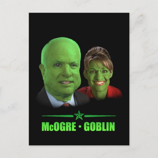 Een republikeinse halloween! briefkaart (Voorkant)