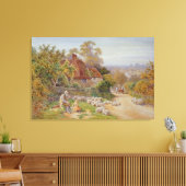 Een Rest onderweg Canvas Afdruk (Insitu (Woonkamer))