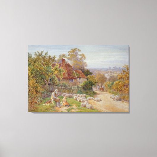 Een Rest onderweg Canvas Afdruk (Voorkant)