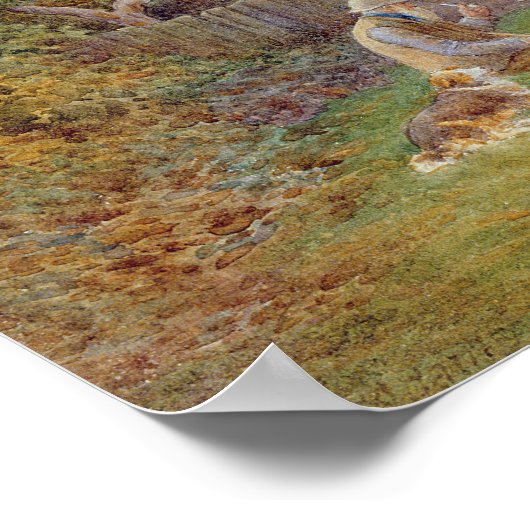 Een Rest onderweg Poster (Hoek)