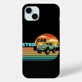 Een retro grote auto Case-Mate iPhone case (Achterkant)