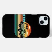 Een retro grote auto Case-Mate iPhone case (Achterkant (horizontaal))