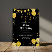 Een retro leuke volwassen humor Happy Chic 80ste v Kaart