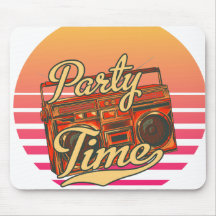 Een retro muziekknop old-school