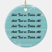 Een Retro Rockin-thema Keramisch Ornament (Achterkant)